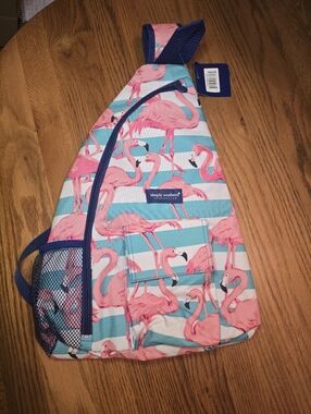 Simply Southern Flamingo Shoulder Bag Sling Backpack Crossbody NWT